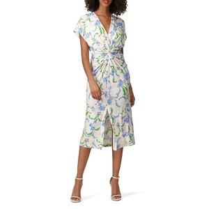 PRABAL GURUNG Women's Brushstroke Floral Twist Dress Size 2